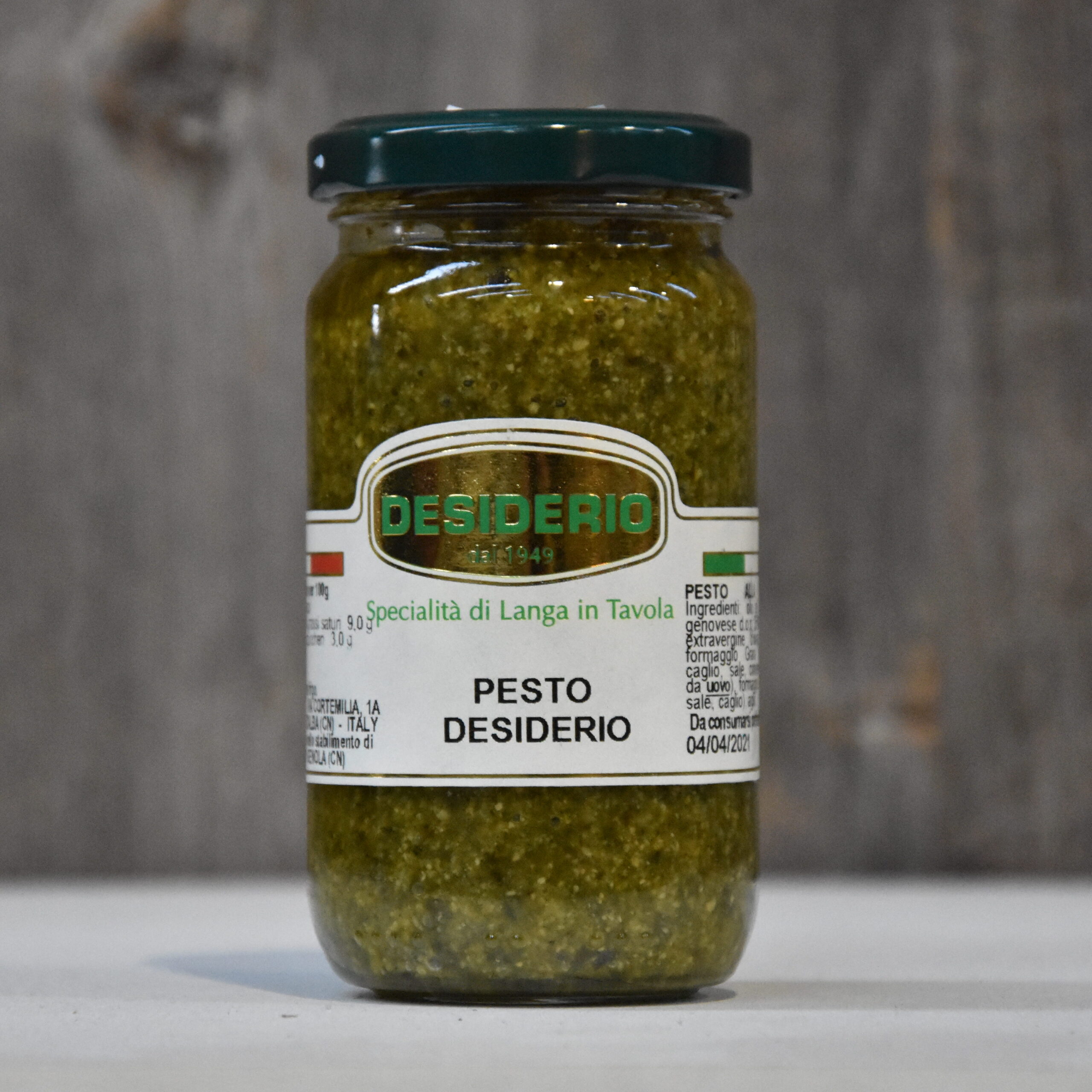 pesto olio desiderio