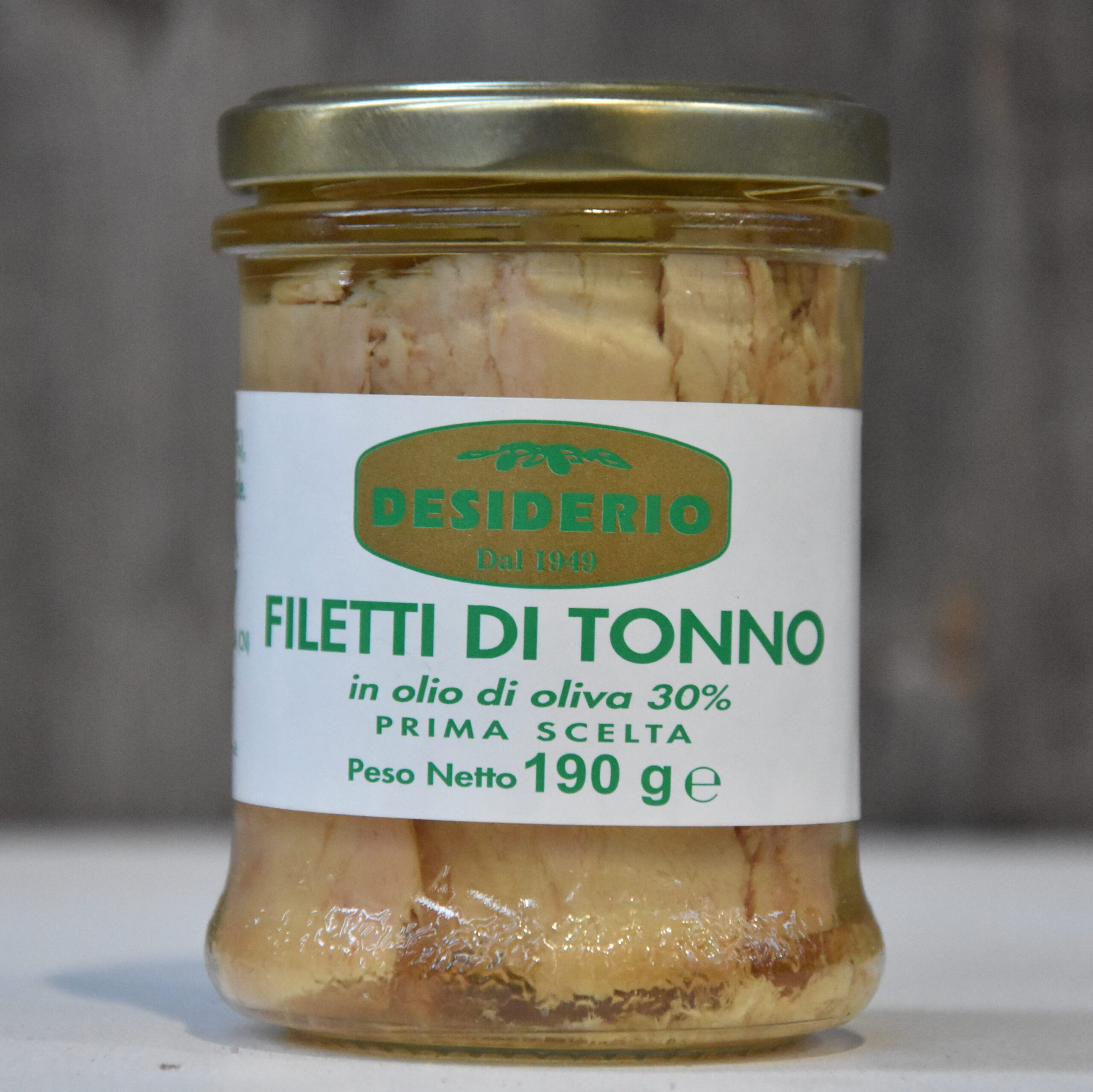 filetti di tonno olio desiderio