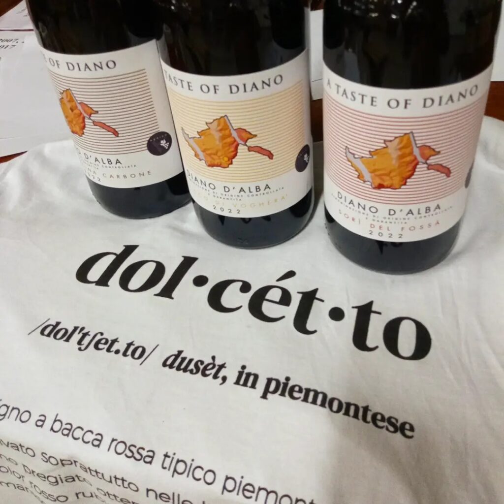 A taste of diano dolcetto